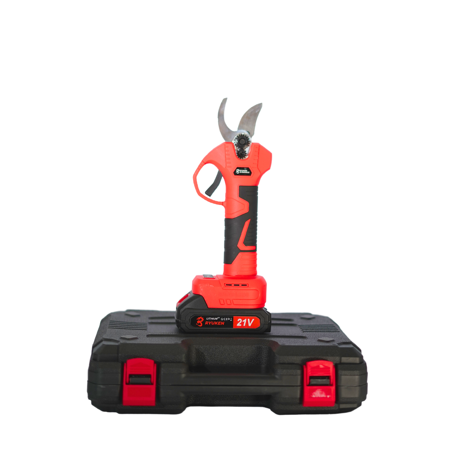 Tijera Inalámbrica 2 Baterías Corte 25mm Ryuken Profesional